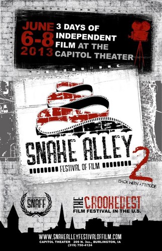 SnakeAlleyFest's profile picture. The Crookedest Film Festival in the Midwest. #SNAFF13