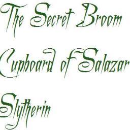 TSBCoSS's profile picture. This use to be my personal twitter, but since I don't use it, it's now the official twitter of our wrock project, The Secret Broom Cupboard of Salazar Slytherin
