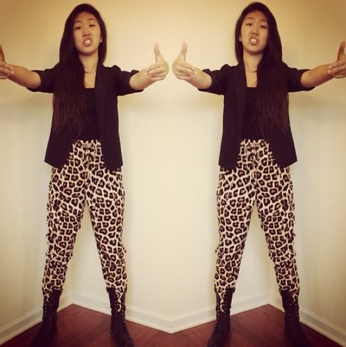 Its just me and my partner in crime @lorispencer_ Peace.