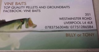 Top quality pellets & groundbaits AT LOW LOW PRICES 
For all enquiries call between 9am-5pm - Billy - 07837563048 or Tony - 07751286584