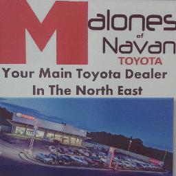 Malones of Navan, the Main Toyota dealership in Navan.We sell new vehicles and used vehicles.We also provide aftersales services, view http://t.co/HryQKmn4rT