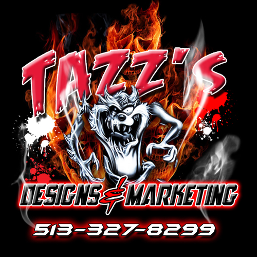 Tazzs Designs & Marketing: Specializing in screen printed custom apparel, embroidery, promotional products, sublimation & sporting goods.