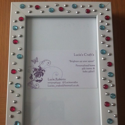 I make Diamante frames & signs by hand. Message me for any details and prices!! I also make baby gifts boxes! Great for baby showers!!