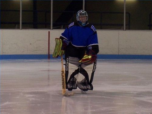 I am what stands between the puck and the net...