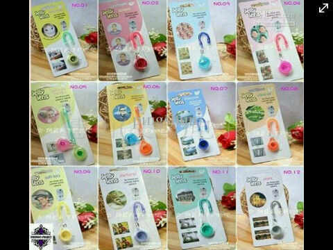 Jelly Lens,Tas,Binder,Dompet,Jam,Flowercorn,pocketbac.
