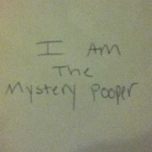 MysteryPooper1's profile picture. I go from stall to stall making my mark