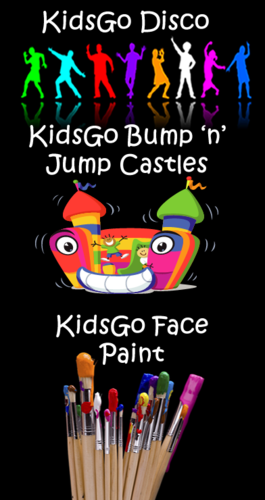KidsGo1's profile picture. From Kids Parties to School Disco, we are KidsGo Crew We have Jumping Castles, Face Painting, Airbrush Tattoo, Glitter Tattoo, Disco and much, much more!