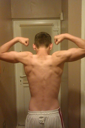 Mr Muscles over here!! basketball is my life! OKC finals baby!! Devan Cusack 33 :*