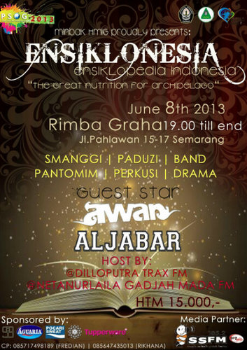 8th June 2013 CP for info : Fredian: 085717498189
Rikhana: 085647435013
