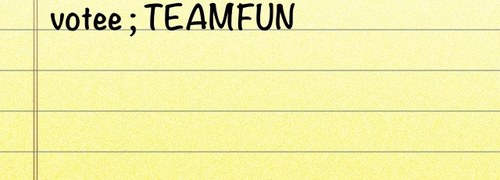 voteTEAMFUN_'s profile picture. Teamfun