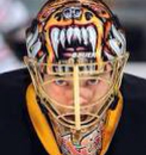 I have the best seat in the house on top of rising star goaltender Tuukka Rask. #GotPaid #WorthEveryPenny #BronzeMedalist #Vezina