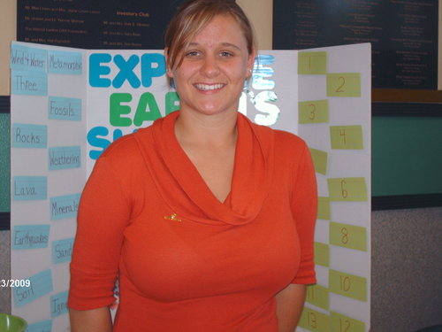 I am Christina Bise and I have an education degree. I taught fourth grade last year. Looking for a new job! Wish me luck!