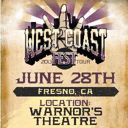 WEST COAST FEST 2013 Bone Thugs N Harmony-Mack 10-DJ Quik-Dogg Pound-Warren G Fresno, Ca June 28th @ The Warnors Theatre | 7p http://t.co/W1tjNlYRKj
