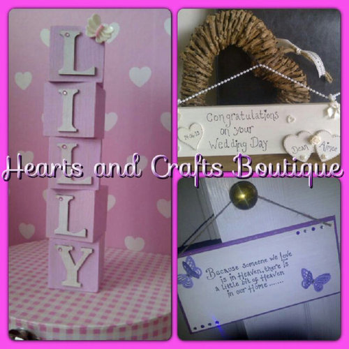 Welcome to Hearts & Crafts Boutique! The home of hand made wooden crafts for that special occasion or simply a little treat for yourself at home. #madewithlove