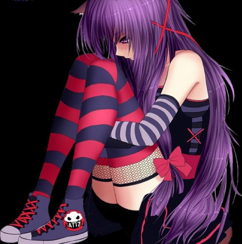 I'm Chloe... Yes, I'm a neko... But I don't like it when people pull my tail or flick my ears. I'm taken by, @RebelLex_ and my best friend is @BlazeyA6.