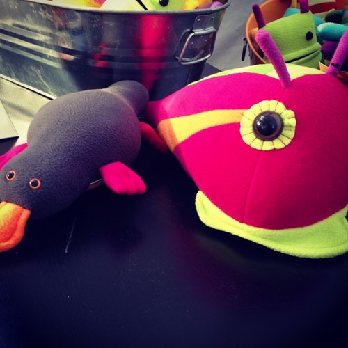 All of our creatures are original, handmade stuffed toys. We're always exploring new ideas and finding inspiration in everyday things.