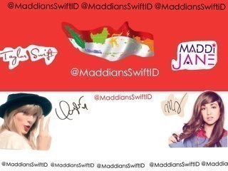 We Are Swiftie & Maddians From Indonesia & Worldwide▲We Love Someone Named Taylor Swift & Maddi Jane♡Followed by @maddijanemusic 10-06-13⌒