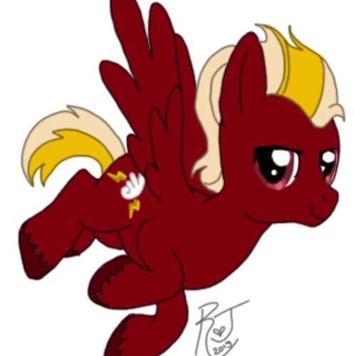 A rather rambuctious pegasus colt with a love for flying and weather. 
Twin brother of @mlp_cleargem. Son of @mlp_rj