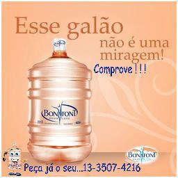 Distribuidor Autorizado de Garrafões de 10 e 20 litros Bonafont.
3507-4216 - Av Monteiro Lobato, 5234 Vl Atlantica.