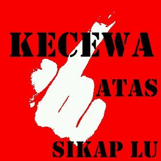 HUKUM tdk b'pihak pd rakyat kecil
HUKUM b'pihak pd uang & kekuasaan.
Hai 'Penguasa' kmi bkn org bdoh, jgn jual nama kami tuk kepentinganmu