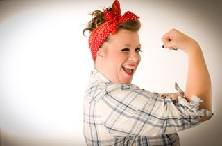 Audio describer, mum of two, wife, sister, friend, overweight.