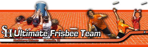 Sam Houston State University's Ultimate Frisbee Team's Page. Currently named Deuce Ultimate.