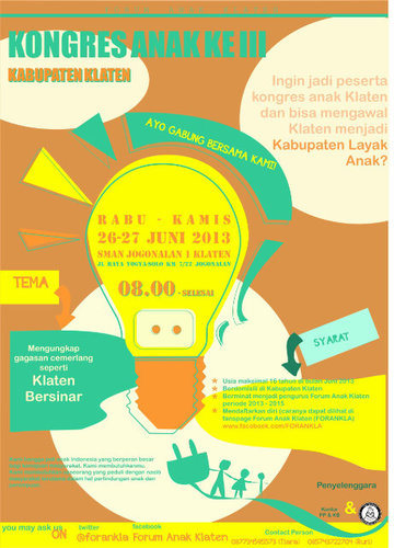 Wadah Partisipasi Anak Klaten resmi. Follow dan sharing. Jangan ragu ini forum kita | Perak BPM No.5 Klaten Tengah