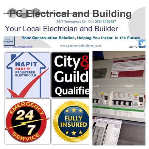 Local electrician and general builder cover a 25miles radius from hp17/SL7 Quick response 24/7 just tweet or call please like our facebook page too Thanks