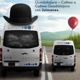 Juimonos's profile picture. Vamos por ti al AEROPUERTO- Guadalajara -y te llevamos a Colima y viceversa de una placentera, cómoda y productiva. Con internet WIFI y corriente Eléctrica.