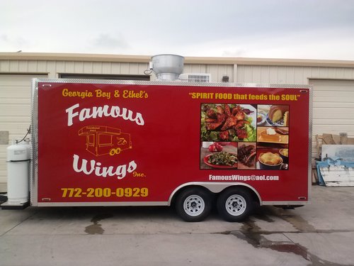 Serving the Tastiest Wings in the Universe! We Cater all events!  Famouswings@aol 772-940-6869
