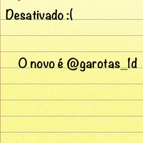 Estamos desativando no twitter no you tube e no instagram - iremos passar para esse @garotas_1d