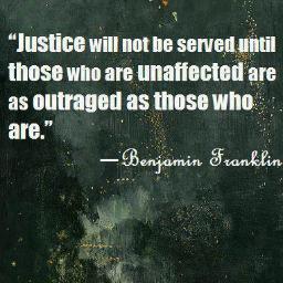 I'm just one in many interested in keeping human rights intact. I'm worried about the people of this world, and I'm tired of watching.