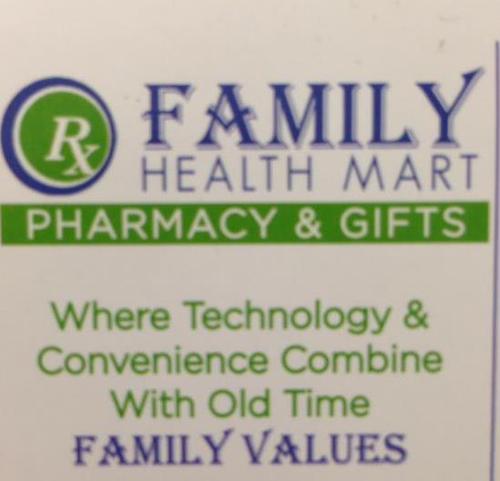 Family Health Mart Pharmacy - Where Technology & Convenience Combine With Old Time Family Values. #pharmacist