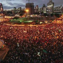 Brazil's wake up against corruption.
