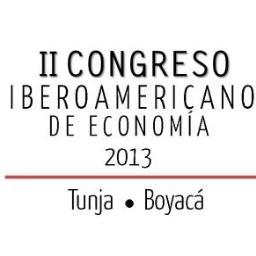 El II Congreso Iberoamericano de Economía se llevará a cabo los días 16 y 17 de Octubre de 2013 en Tunja Boyacá.
 Para darle una visión diferente a la economía