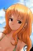 I'm the navigator of the Straw Hat Pirates! I'm going to make a map of the whole world! Bounty: 16,000,000 Beli.