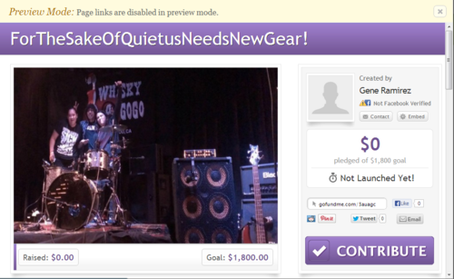 Local Los Angeles band trying to make it. PLEASE Donate on our gofund me @ http://t.co/I4lkRBEOZ7 THANK YOU ANYTHING HELPS