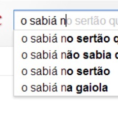 Tumblr coletivo de poesias feitas a partir do sistema de sugestões do Google. Versão Oficial em Português do @GooglePoetics.