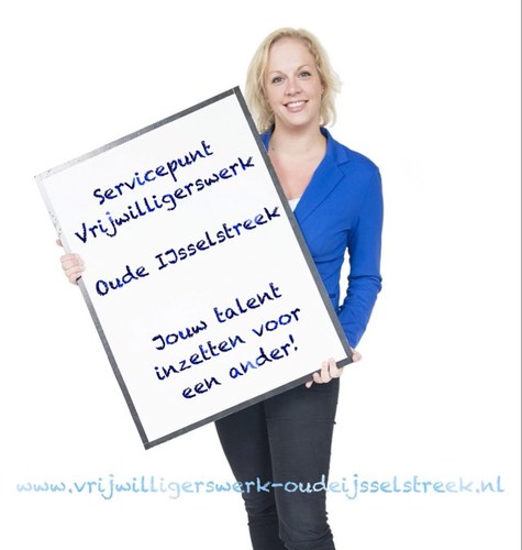 Het Servicepunt helpt mensen bij het zoeken naar vrijwilligerswerk en ondersteunt organisaties uit Oude IJsselstreek