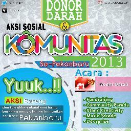 Aksi Komunitas Se-Nusantara 2013. [Event] Aksi Sosial Komunitas Se-Pekanbaru, 8 September 2013 | Info @putriimumu 081276057777 / BB: 2361E758