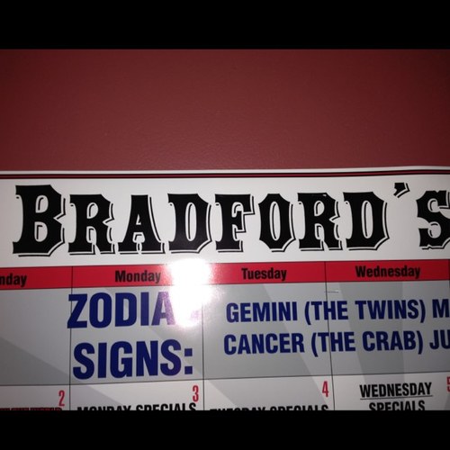Bradfords_SoNo's profile picture. The only place in SoNo to catch all your favorite sports action on 29 HD TV's! From NFL to MLB to NBA and more, Bradford's SoNo has it ALL!