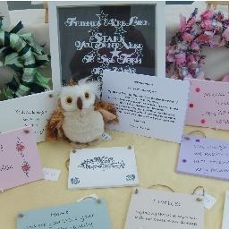 Hi Everyone. The Crafty Neuk offers handmade wooden plaques.. Why not pop over and have a peek.