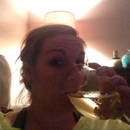 katienmoulds's profile picture. She's comin' round the bend, holding lightning in both hands.