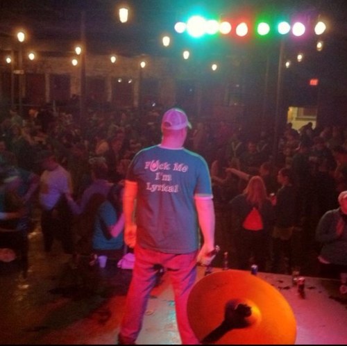 Just an emcee trying to make it with the greatest band in the world.