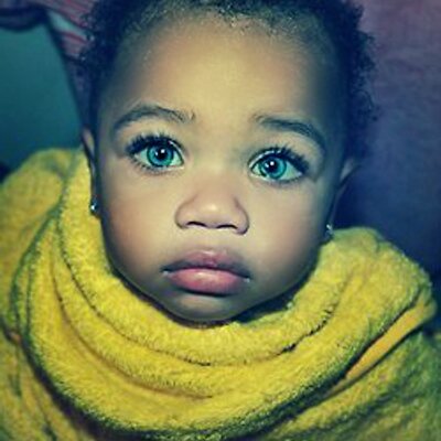 a mixed baby