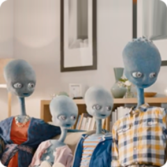 Just a simple Alien family from planet Gorsa trying to get to grips with life on earth. We LOVE shopping, interacting with humans and TV.