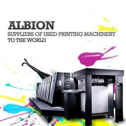 Suppliers Of Used Printing Machinery To The World. For Any Enquiries Please contact: info@albionmac.co.uk