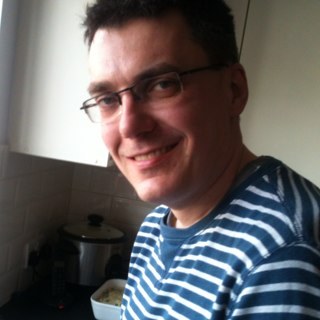 living in deptford a stones throw from St. John's. married with 2 boys and a dog