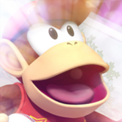 Ayudo al gordo de Donkey a coger plátanos. Le gustan bien duros y gordetes. Hago pesas con barriles, a Dixie le pone un montón. AAH UHH #SpanishFakeSmashBros