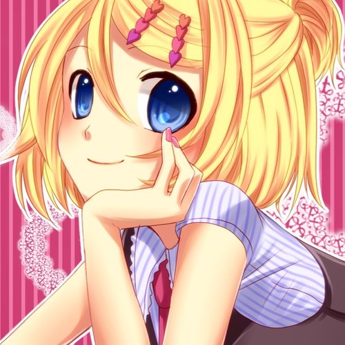 I'm Rin Kagamine, I'm 14 and I like oranges and singing, I have a brother named Len and we're preformers. #single